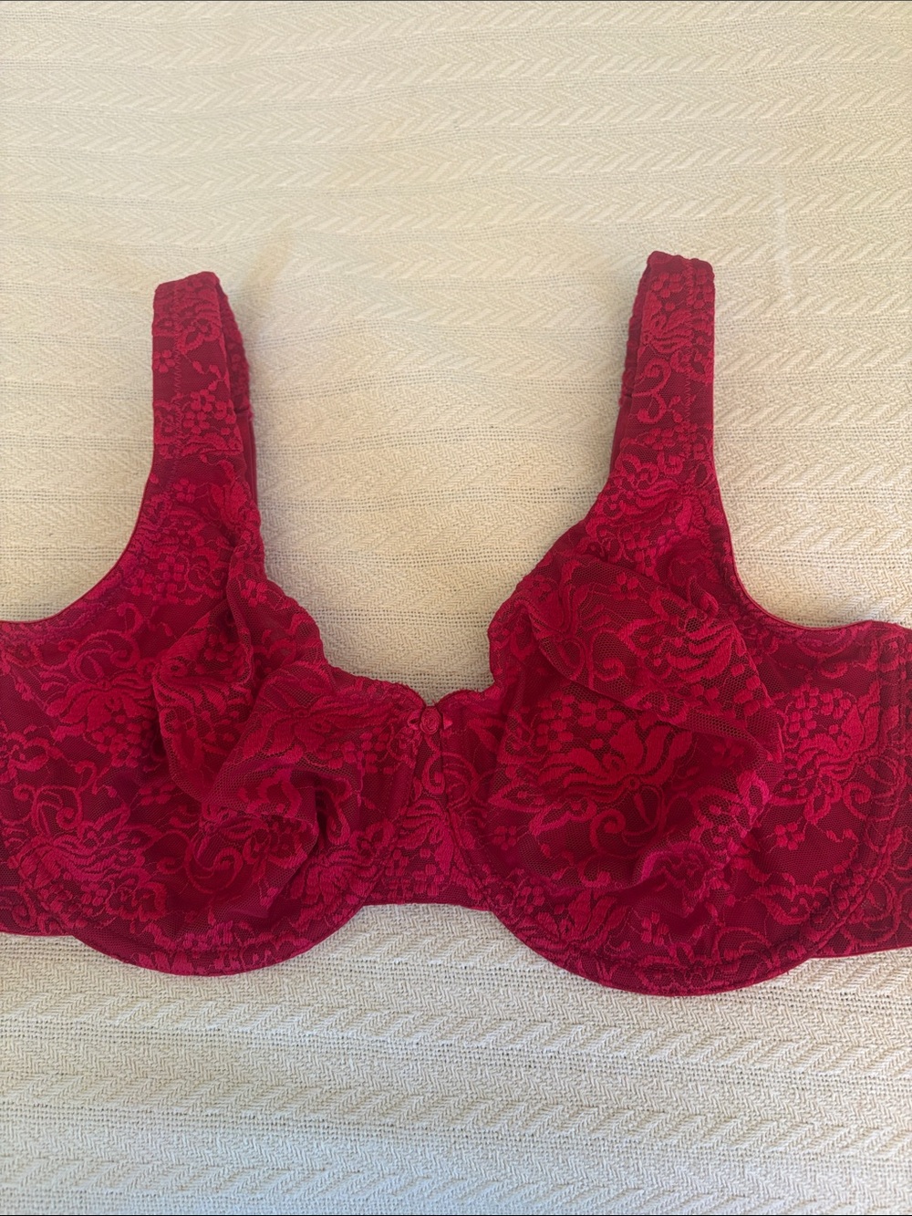 40DD NWOT Cacique Red Lace Underwire Bra - Women Intimates